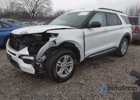 2020 Ford Explorer Xlt z USA, uszkodzony, nr VIN 1FMSK8DH5LGC77123